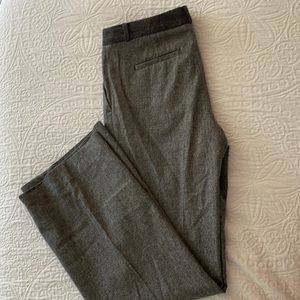 Banana Republic wool high waisted wide leg trousers